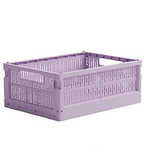 Made Crate Foldekasse - Midi - 33x24x13 cm - Lilac Made Crate Foldekasse - Midi - 33x24x13 cm - Lilac