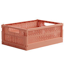 Made Crate Foldekasse - Midi - 33x24x13 cm - Peachy Made Crate Foldekasse - Midi - 33x24x13 cm - Peachy