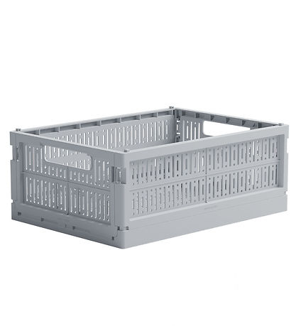 Made Crate Foldekasse - Midi - 33x24x13 cm - Misty Grey Made Crate Foldekasse - Midi - 33x24x13 cm - Misty Grey