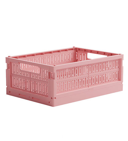 Made Crate Foldekasse - Midi - 33x24x13 cm - Candyfloss Pink Made Crate Foldekasse - Midi - 33x24x13 cm - Candyfloss Pink