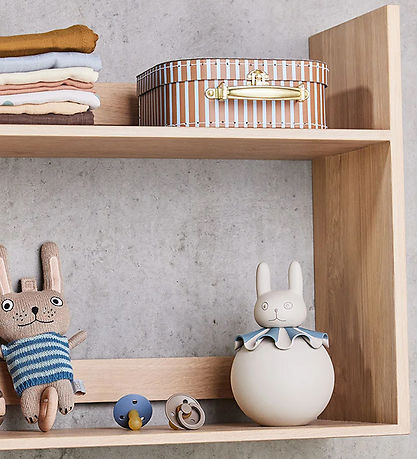 OYOY Natlampe - Kanin - 12x18,5 cm - Offwhite/Blå OYOY Natlampe - Kanin - 12x18,5 cm - Offwhite/Blå