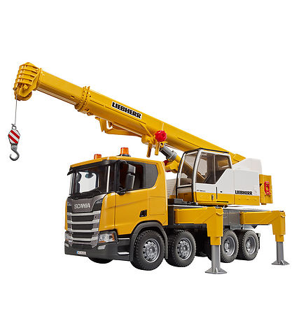 Bruder Arbejdsmaskine - Scania Super 560R Liebherr Kr... - 03571