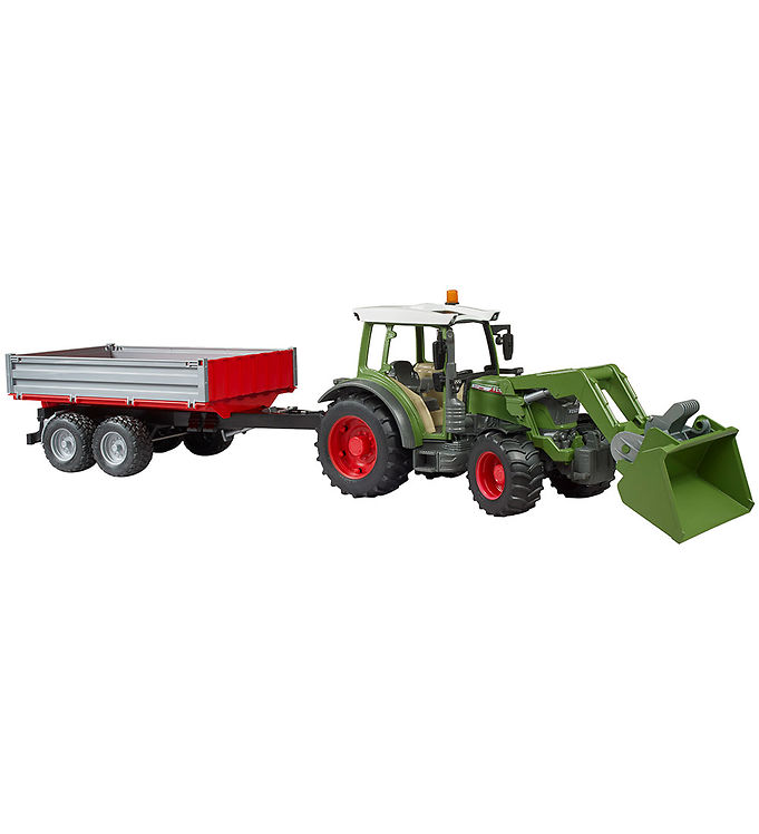 Bruder Traktor - Fendt Vario 211 m. Frontlæsser og Ti... - 02182