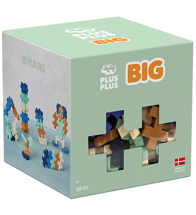 Plus Plus BIG - Breeze farvemix - 100 stk