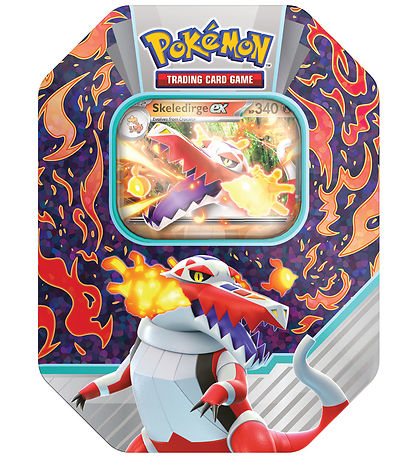 Pokémon Samlekort - Paldea Partners Tin - Skeledirge EX Pokémon Samlekort - Paldea Partners Tin - Skeledirge EX