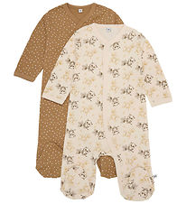 Pippi Baby Natdragter m/f - 2-pak - Whitecap Grey