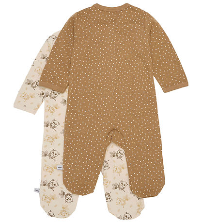 Pippi Baby Natdragter m/f - 2-pak - Whitecap Grey