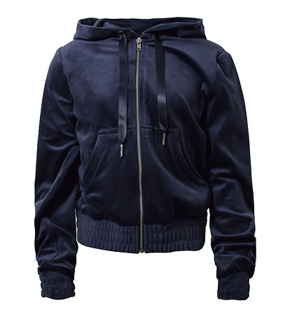 Hound Cardigan - Velour - Navy Hound Cardigan - Velour - Navy