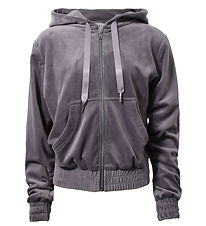 Hound Cardigan - Velour - Grå Hound Cardigan - Velour - Grå