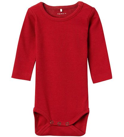 Name It Body l/æ - Rib - NbnKab - Jester Red Name It Body l/æ - Rib - NbnKab - Jester Red