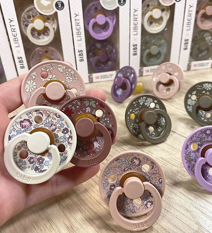 BIBS X Liberty Colour Sutter - 2-pak - Str. 1 - Anatomisk - Cham