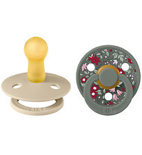 BIBS X Liberty Colour Sutter - 2-pak - Str. 1 - Rund - Chamomile BIBS X Liberty Colour Sutter - 2-pak - Str. 1 - Rund - Chamomile