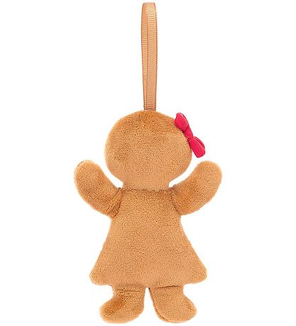 Jellycat Bamse - 10x6 cm - Festive Folly Gingerbread Ruby Jellycat Bamse - 10x6 cm - Festive Folly Gingerbread Ruby