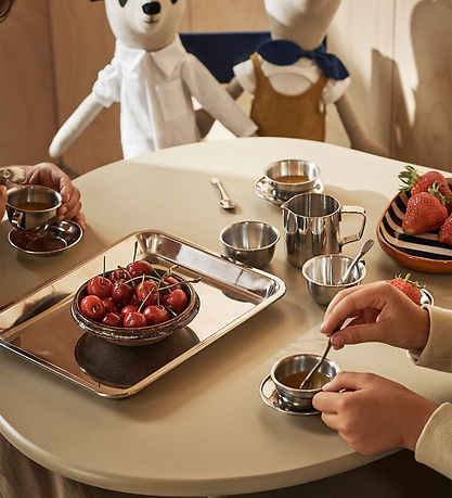 ferm Living Te-sæt - Toro - Børstet Stål ferm Living Te-sæt - Toro - Børstet Stål