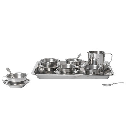 ferm Living Te-sæt - Toro - Børstet Stål ferm Living Te-sæt - Toro - Børstet Stål