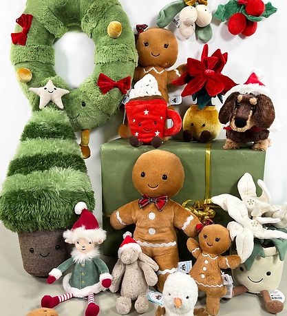 Jellycat Bamse - 45x22 cm - Large Amuseable Nordic Spruce Christ Jellycat Bamse - 45x22 cm - Large Amuseable Nordic Spruce Christ