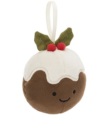 Jellycat Soft Toy - 7x7 cm - Festive Folly Christmas Pudding Jellycat Soft Toy - 7x7 cm - Festive Folly Christmas Pudding