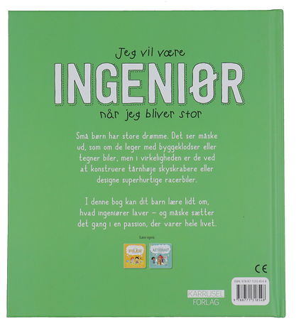 Karrusel Forlag Bog - Jeg Vil Være Ingeniør Når Jeg Bliver Stor
