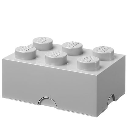 LEGO® Storage Opbevaringsboks - 6 Knopper - 37,5x25x18 - Stone G LEGO® Storage Opbevaringsboks - 6 Knopper - 37,5x25x18 - Stone G