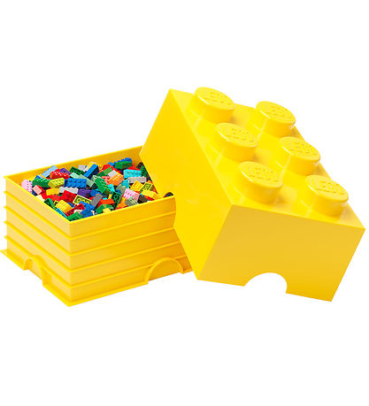 LEGO® Storage Opbevaringsboks - 6 Knopper - 37,5x25x18 - Bright LEGO® Storage Opbevaringsboks - 6 Knopper - 37,5x25x18 - Bright