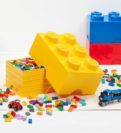 LEGO® Storage Opbevaringsboks - 6 Knopper - 37,5x25x18 - Bright LEGO® Storage Opbevaringsboks - 6 Knopper - 37,5x25x18 - Bright