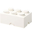 LEGO® Storage Opbevaringsboks - 6 Knopper - 37,5x25x18 - Hvid LEGO® Storage Opbevaringsboks - 6 Knopper - 37,5x25x18 - Hvid
