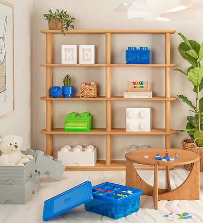 LEGO® Storage Opbevaringsboks - 6 Knopper - 37,5x25x18 - Hvid
