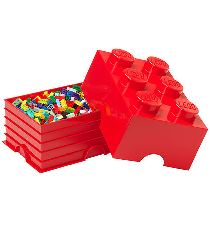 LEGO® Storage Opbevaringsboks - 6 Knopper - 37,5x25x18 - Bright
