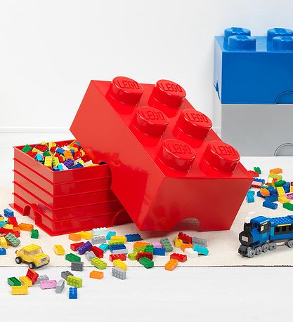 LEGO® Storage Opbevaringsboks - 6 Knopper - 37,5x25x18 - Bright LEGO® Storage Opbevaringsboks - 6 Knopper - 37,5x25x18 - Bright