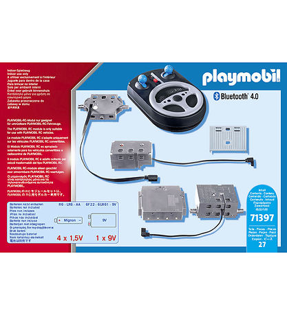 Playmobil RC Modul - Bluetooth - 71397 - 27 Dele Playmobil RC Modul - Bluetooth - 71397 - 27 Dele
