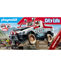 Playmobil City Life - Rally-bil - 71430 - 74 Dele Playmobil City Life - Rally-bil - 71430 - 74 Dele