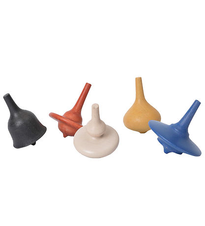 Ferm Living Spinning tops - 5-Pack - Multi