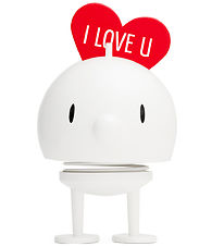 Hoptimist Love Bumble - Medium - 12 cm - Hvid Hoptimist Love Bumble - Medium - 12 cm - Hvid