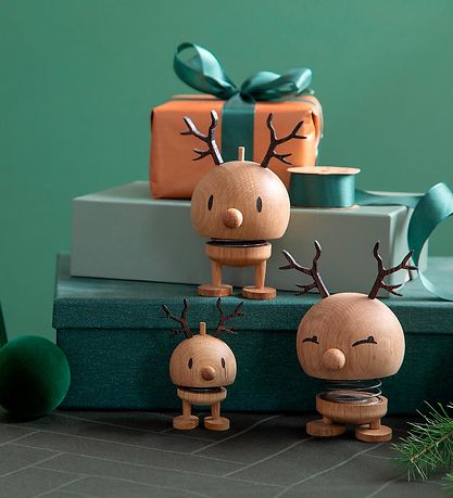 Hoptimist Reindeer Bumble - Medium - 14 cm - Oak