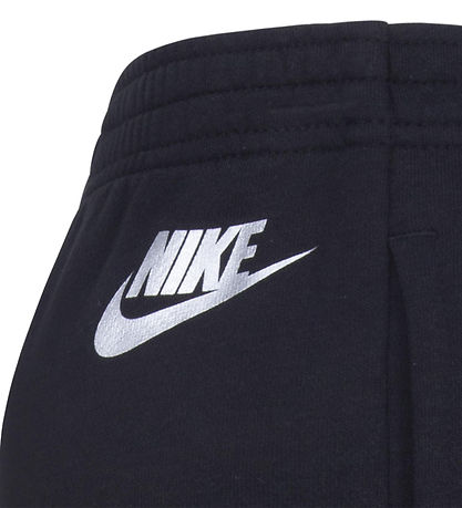Nike Sweatpants - Sort m. Hvid/Sølv Nike Sweatpants - Sort m. Hvid/Sølv