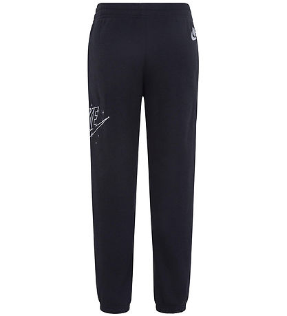 Nike Sweatpants - Sort m. Hvid/Sølv Nike Sweatpants - Sort m. Hvid/Sølv