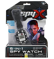 SpyX - 6-in-1 Spy Watch - Sort/Sølv SpyX - 6-in-1 Spy Watch - Sort/Sølv
