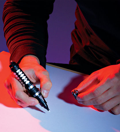 SpyX - Invisible Ink Pen - Sort/Sølv SpyX - Invisible Ink Pen - Sort/Sølv