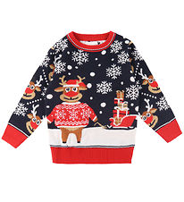 Jule-Sweaters Bluse - The Bringing Christmas Gifts Sweater - Nav Jule-Sweaters Bluse - The Bringing Christmas Gifts Sweater - Nav