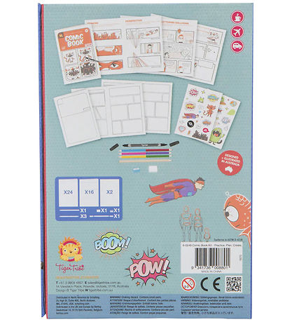 Tiger Tribe Kreasæt - Comic Book Kit Tiger Tribe Kreasæt - Comic Book Kit