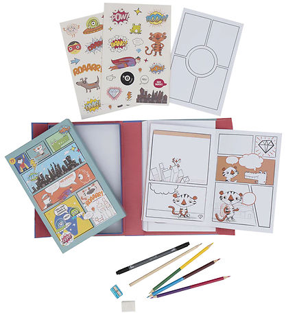 Tiger Tribe Kreasæt - Comic Book Kit Tiger Tribe Kreasæt - Comic Book Kit