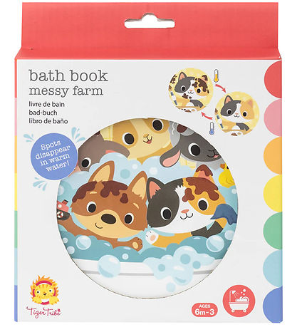 Tiger Tribe Badebog - Messy Farm Tiger Tribe Badebog - Messy Farm