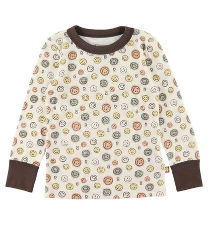 Katvig Blússa - Ull - Hvítur M. Smiley