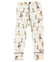 Katvig Leggings - Bambus - Hvid m. Cirkusprint Katvig Leggings - Bambus - Hvid m. Cirkusprint