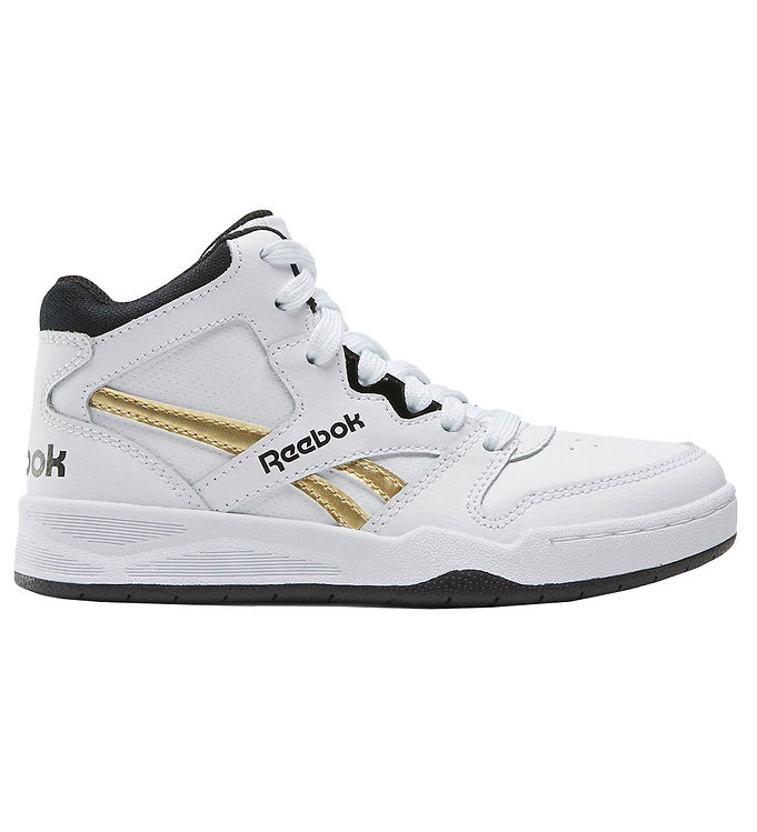 Reebok Classic Støvler - BB4500 Court - Hvid m. Sort/Guld
