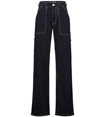 Sofie Schnoor Girls Bukser - Cianna - Dark Blue Striped Sofie Schnoor Girls Bukser - Cianna - Dark Blue Striped