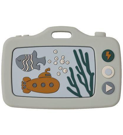 Liewood Bidelegetøj - Steven - Kamera - Sea Creature Blue Mix