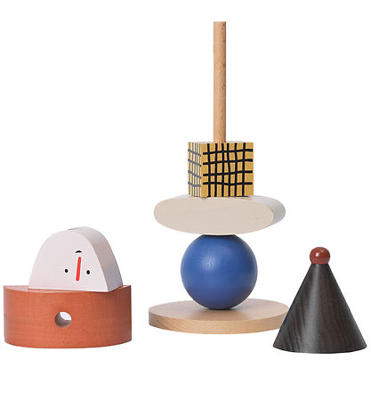 Ferm Living Stablelegetøj - Figure Stacking Blocks - Multi