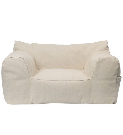 Ferm Living Lænestol - Billow Bean Bag - 50x80x48 cm - Off-white Ferm Living Lænestol - Billow Bean Bag - 50x80x48 cm - Off-white