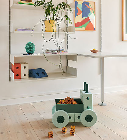 MODU Gåvogn - 3-i-1 - 48x27x44 cm - Ocean Mint/Forest Green MODU Gåvogn - 3-i-1 - 48x27x44 cm - Ocean Mint/Forest Green